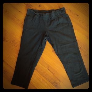 Maurices Black Legging Capris